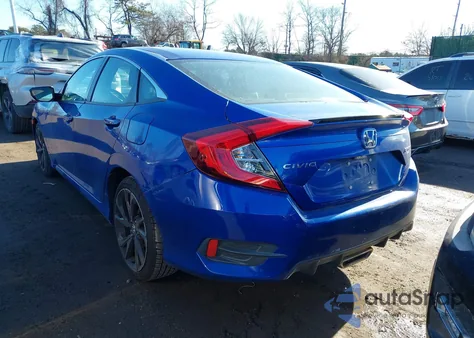 2020 Honda Civic Sport from USA, damaged, VIN 19XFC2F89LE214930